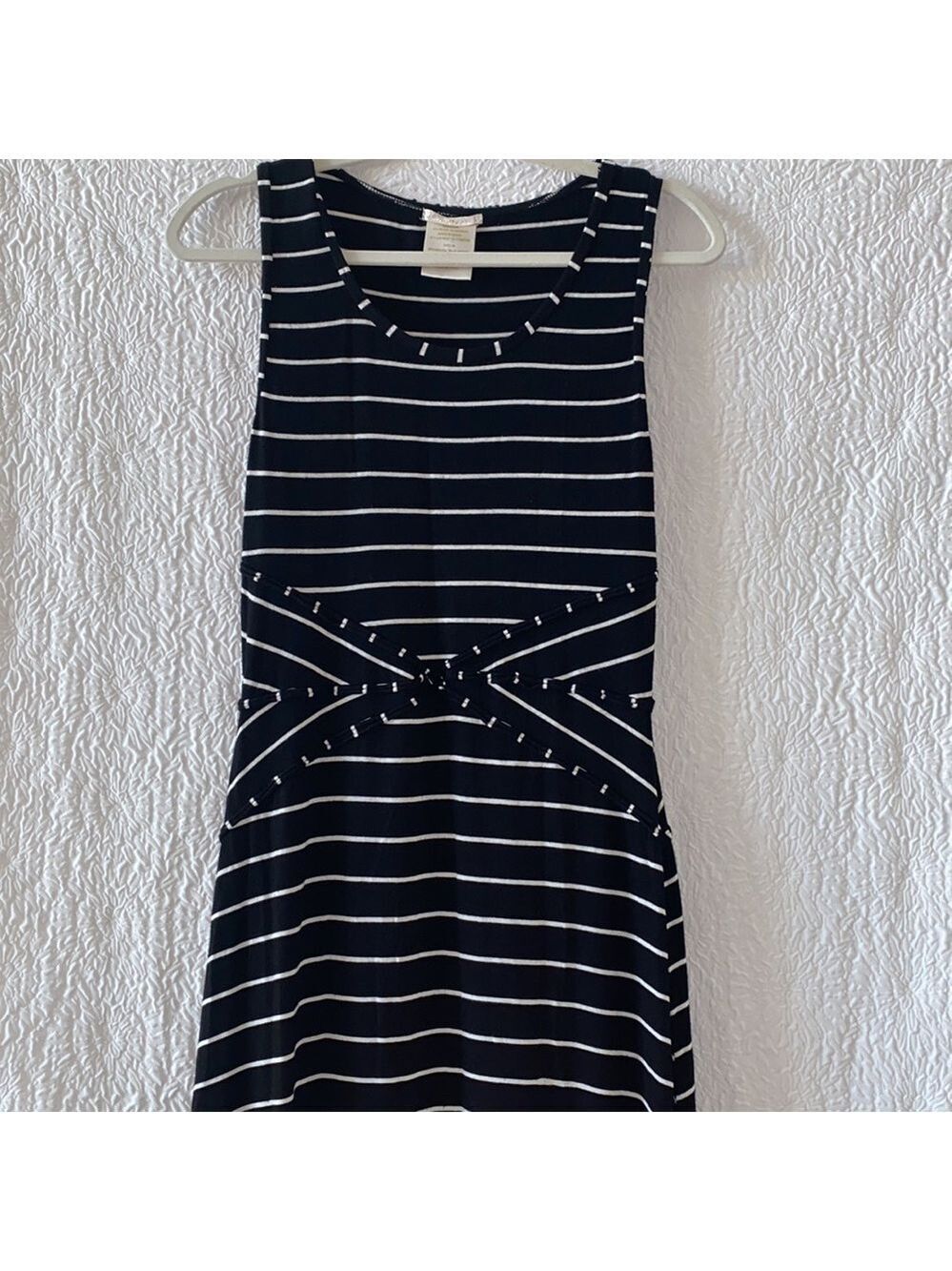 Matty M Sleeveless Striped Maxi Dress - Picture 3 of 9
